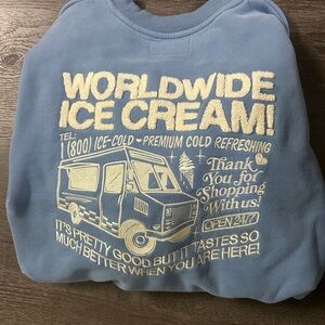 Worldwide Ice Cream Blue Sweatshirt